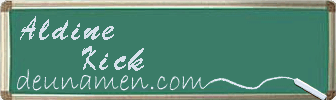 Aldine Kick Visitenkarte